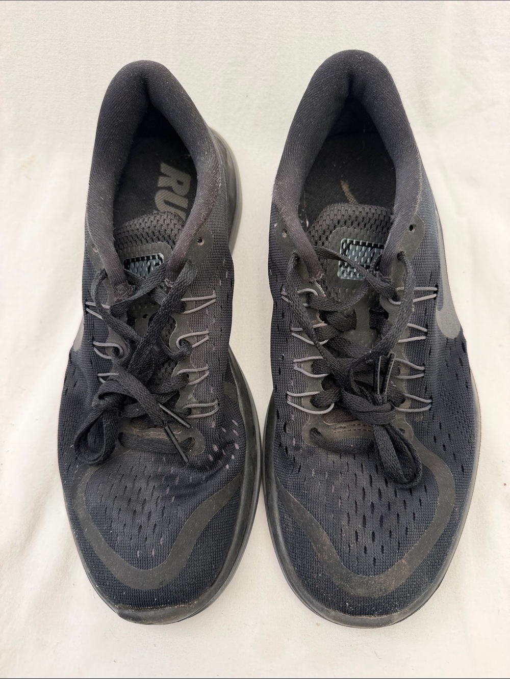 Nike Black Running Sneakers with Subtle black Accents